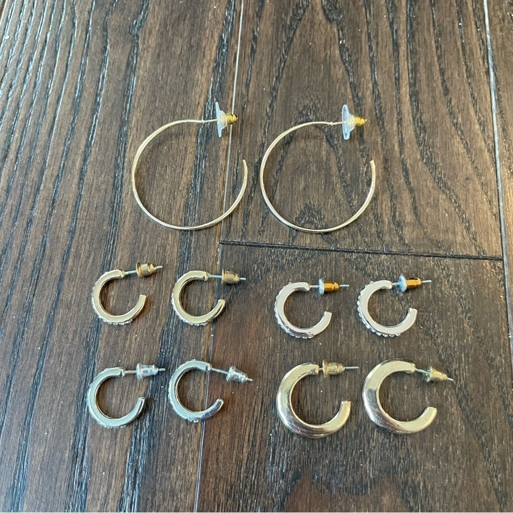 3/$45 Hoop Earring Bundle - Picture 2 of 2